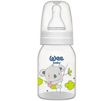 Пляшечка для годування Wee Baby Classic PP, силіконова соска №1, 125 мл