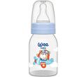 Бутылочка для кормления Wee Baby Classic PP, силиконовая соска №1, 125 мл