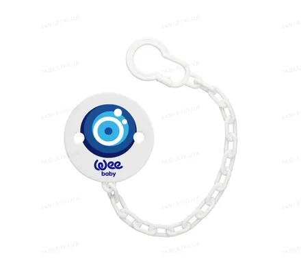 Ланцюжок-тримач для пустушки Wee Baby Evil Eye з оберегом від пристріту