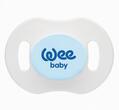 Набор пустышек силиконовых Wee Baby День-ночь №1, ортодонтические 0-6 месяцев, 2 шт