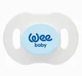 Набір пустушок силіконових Wee Baby День-ніч №1, ортодонтичні 0-6 місяців, 2 шт