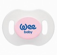 Набор пустышек силиконовых Wee Baby День-ночь №1, ортодонтические 0-6 месяцев, 2 шт