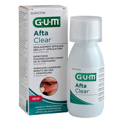 Ополаскиватель для полости рта GUM AftaClear, 120 мл