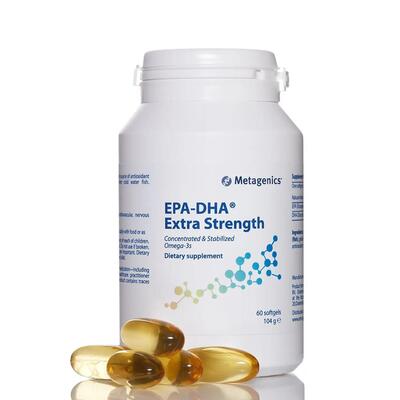 Омега-3 Metagenics EPA-DHA Extra Strength капсулы №60 в бан. стек.