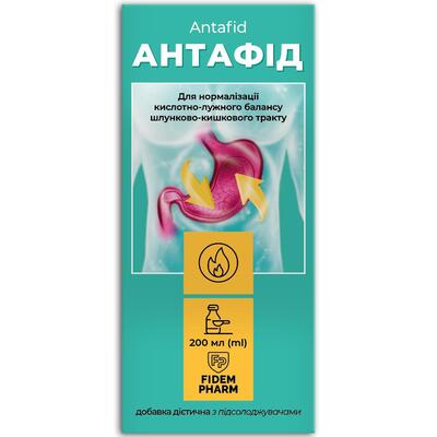 Антафид Fidem Pharm суспензия по 200 мл во флак.