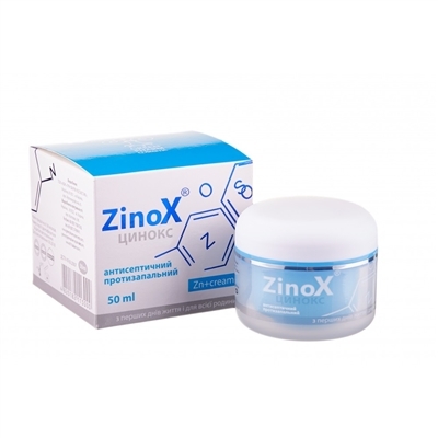 Цинокс (ZinoX) крем по 50 мл у бан.