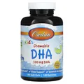 Омега-3 для дітей Carlson Labs Kid's Chewable DHA 100 mg зі смаком апельсину капсули №180