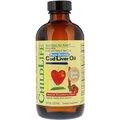 Рыбий жир из печени трески для детей ChildLife Cod Liver Oil вкус клубника, 237 мл