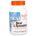 L-тирозин Doctor's Best L-Tyrosine 500 мг, 120 вегетаріанських капсул