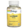 L-лізин Solaray  L-Lysine 500 мг, 120 капсул