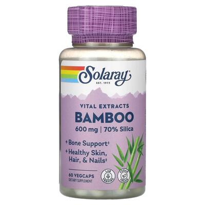 Бамбук Solaray Bamboo Extract 300 мг, 60 капсул