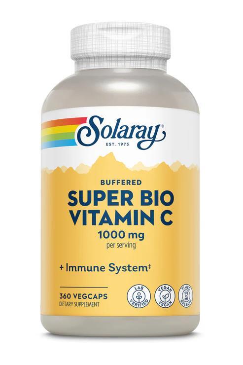Витамин С Solaray Super Bio C буферизированный, 360 капсул