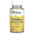 Вітамін А Solaray Vitamin A 7500 мкг, 60 вегетаріанських капсул
