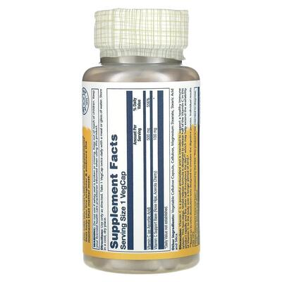 Витамин С Solaray Timed Release Vitamin C 500, 100 веганских капсул