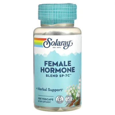 Жіночий гормон Solaray Female Hormone Blend SP-7C, 100 капсул