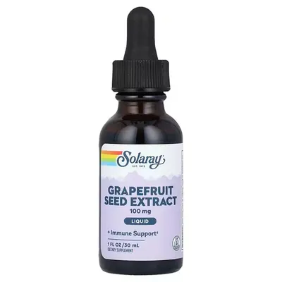 Екстракт насіння грейпфрута Solaray Grapefruit Seed Extract 100 мг, 30 мл