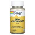 Железо Solaray Iron Asporotate 18 мг, 100 капсул