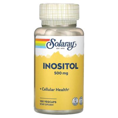 Инозитол Solaray Inositol 500 мг, 100 вегетарианских капсул