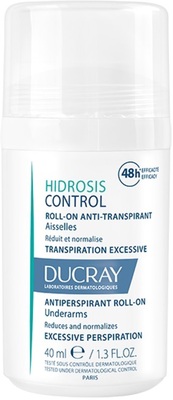 Дезодорант-антиперспирант шариковый Ducray Hidrosis Control против чрезмерного потоотделения, 40 мл