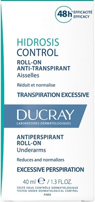 Дезодорант-антиперспирант шариковый Ducray Hidrosis Control против чрезмерного потоотделения, 40 мл