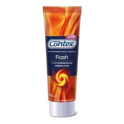 Гель-смазка интимная Contex Flash с согревающим эффектом, 30 мл