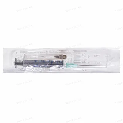 Шприц 5 мл Arterium 2-х компонентний з двома голками 22G (0,7 х 38 мм) та 21G (0,8 х 38 мм), 1 штука