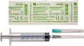 Шприц 10 мл Arterium 3-х компонентний з двома голками 22G (0,7 x 38 мм) та 21G (0,8 x 38 мм), 1 штука