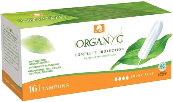 Тампони гiгiєнiчнi Corman Organyc Complete Protection Super Plus, без аплікатора, 16 шт