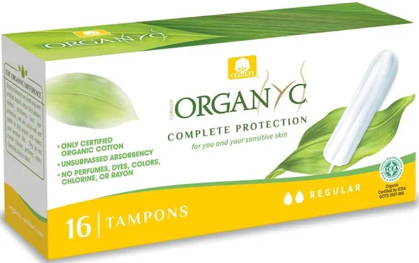 Тампони гiгiєнiчнi Corman Organyc Complete Protection Regular, без аплікатора, 16 шт