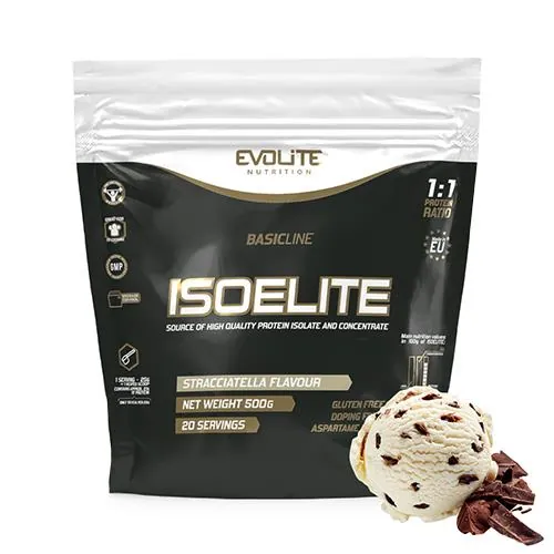 Протеїн сироватковий змішаний Evolite Nutrition IsoElite страчателла, 500 г