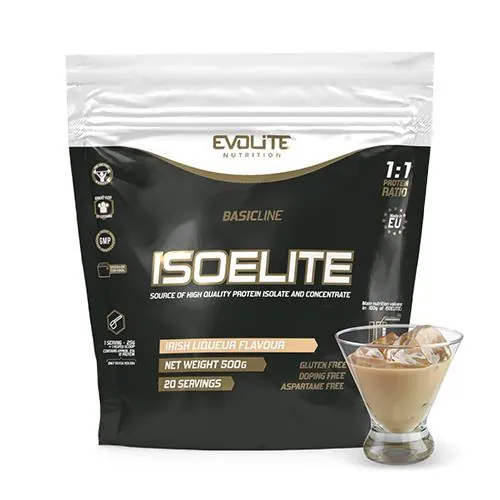 Протеїн сироватковий змішаний Evolite Nutrition IsoElite ірландський лікер, 500 г