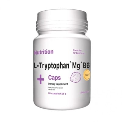 Антистресс комплекс AB PRO EntherMeal L-Tryptophan Mg B6, 60 капсул