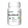 Витаминно-минеральный комплекс AB PRO EntherMeal D3 + Zinc + С, 60 капсул