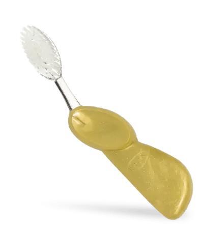 Зубная щетка Radius Big Brush Original Right hand для правши, мягкая, золото