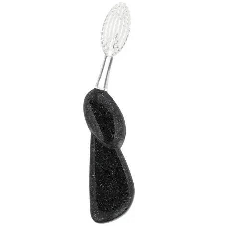 Зубная щетка Radius Big Brush Original Right hand для правши, мягкая, черный блеск