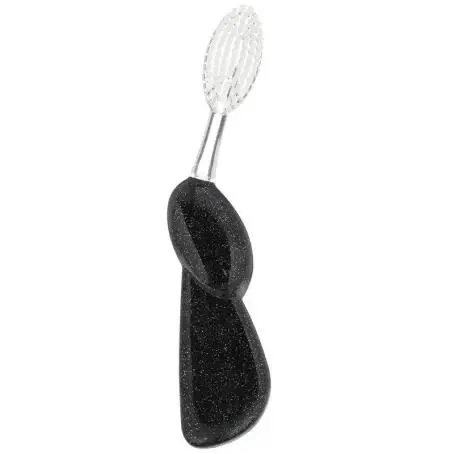 Зубна щітка Radius Big Brush Original Right hand для правші, м'яка, чорний блиск