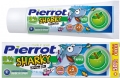 Гель для зубів Pierrot Sharky без фтору дитячий з яблучним ароматом від 2 років, 50 мл + 25 мл