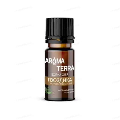 Ефірна олія Aroma Terra Гвоздика, 10 мл