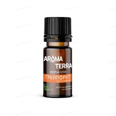 Ефірна олія Aroma Terra Грейпфрут, 10 мл