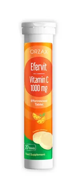 Вітамін С Orzax Efervit Vitamin C таблетки шипучі №20