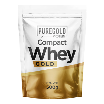 Протеїн Pure Gold Protein Compact Whey Gold Banana Cream сироватковий, банановий крем, 500 г