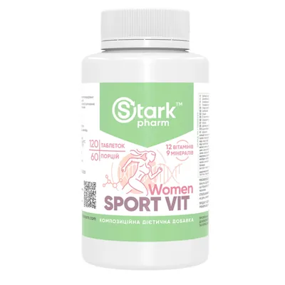 Комплекс вітамінів та мінералів Stark Pharm Sport Vit Women, 120 таблеток