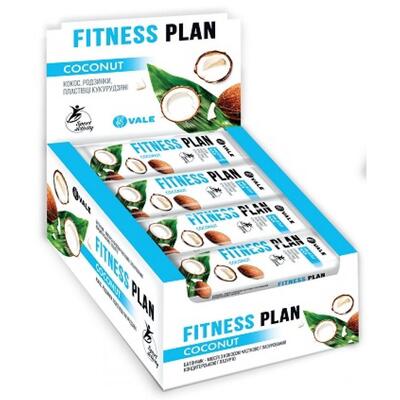Батончик Monsters Fitness Plan Muesli Bar Coconut, 30 x 25 г