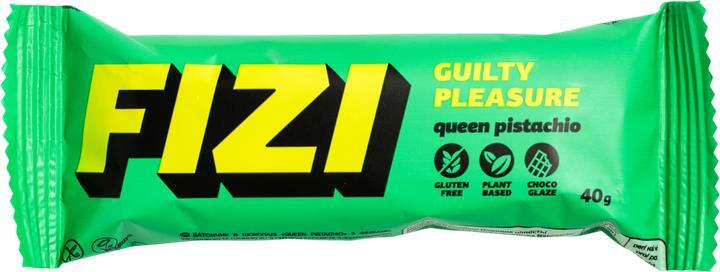 Батончик Fizi Guilty Pleasure Королівські фісташки шоколадний, 45 г