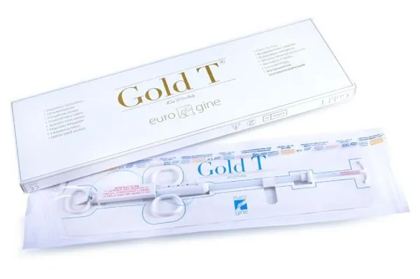 Спіраль внутрішньоматкова Eurogine Gold T Normal Cu375 + Au (мідь + золото), 1 штука