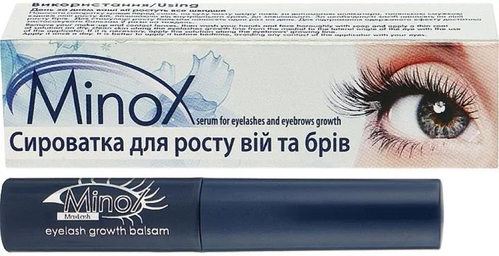 Сироватка Minox Maxlash для росту вій і брів, 3 мл
