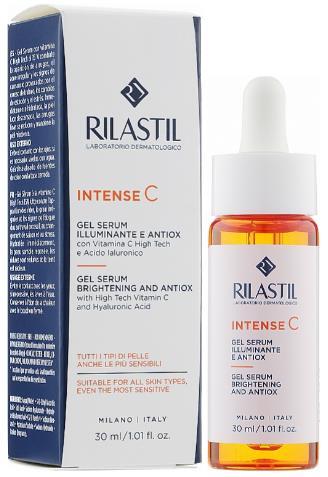 Гель-сироватка для обличчя Rilastil Intense C антиоксидантна з вітаміном С, 30 мл