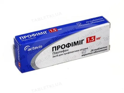 Профіміг таблетки, в/о по 1.5 мг №28 (14х2)