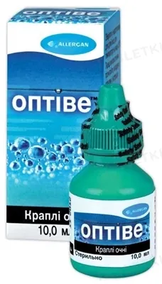 Оптіве краплі оч. по 10 мл у флак.-крап.