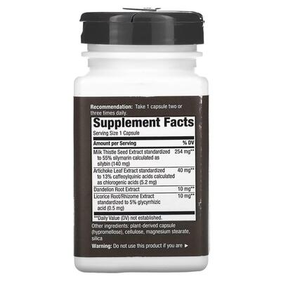 Расторопша Nature's Way Super Milk Thistle, 120 веганских капсул